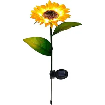 Zahradní dekorace Dekorační zahradní světlo slunečnice 75 cm