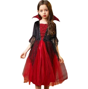 Karnevalová maska Dívčí kostým upírky 10-12 let