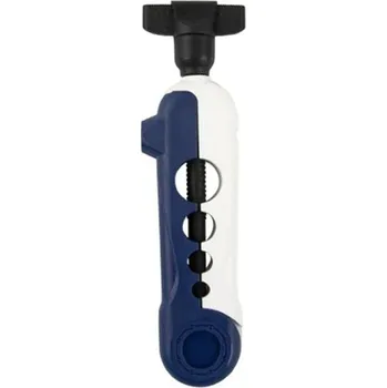 Rybářský naviják Přenosný mini navíječ vlasce 13 × 3,4 cm Kompaktní rybářský naviják Snadné převíjení vlasce Rychlá výměna cívky Praktická pomůcka na ryby modrá