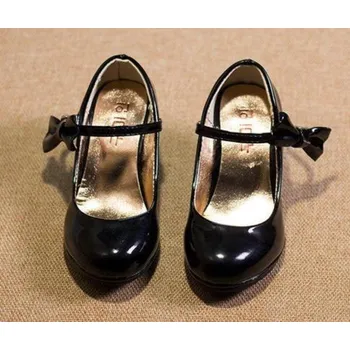 Dívčí obuv Dívčí lakované lodičky černá 28