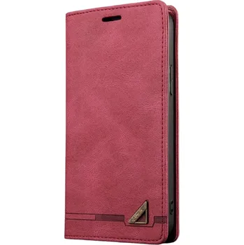 Pouzdro na mobilní telefon Flipové kožené pouzdro pro Xiaomi Redmi Note 7 Pro červená