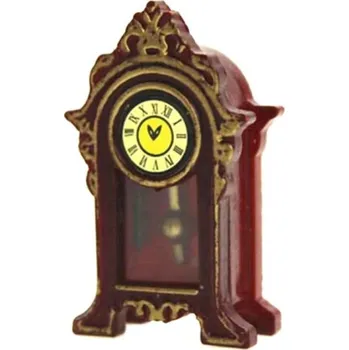 Doplněk pro panenku Dřevěné hodiny pro panenku