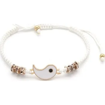 Náramek Provázkový náramek Jin Jang 1