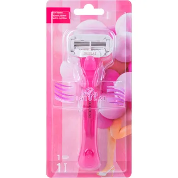 Břitva na holení Dámský holicí strojek se 4 břity růžová
