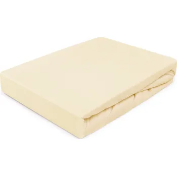 Prostěradlo DĚTSKÉ JERSEY PROSTĚRADLO 019 80X180 CM KRÉMOVÉ