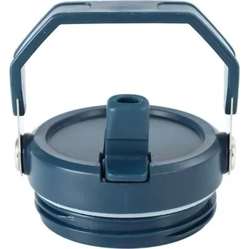 Víko s rukojetí a překlápěcím brčkem Plast Stanley Cup Náhradní víčko k termohrnku 30 oz Praktické víko na pití Univerzální náhradní díl tmavě modrá