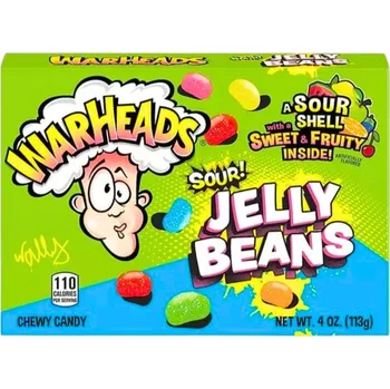 Bonbon Warheads Sour Jelly Beans 113g