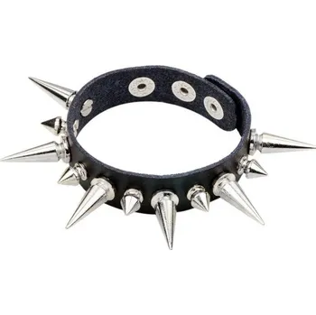 Náramek Kožený náramek s ostny