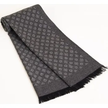 Šála Pánská stylová šála se vzorem J2089 šedá