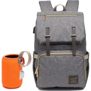 Přebalovací taška Funkční přebalovací batoh šedá