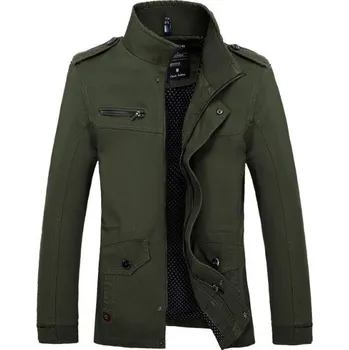 Pánská větrovka Pánská jarní bunda S100 armádní zelená XS