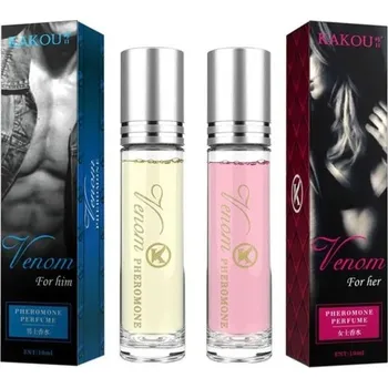 Unisex parfém Sada dámského a pánského parfému s feromony Stimulující pafrém pro ženy a muže Feromonový parfém přitahující opačné pohlaví