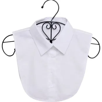 Kravata Falešný límec pro ženy bílý Elegantní odnímatelný límec pro vrstvený vzhled bez zbytečné objemnosti