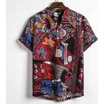 Pánská košile Pánská košile se vzorem F491 S 9