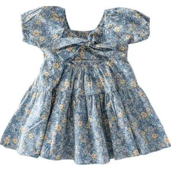 Dívčí šaty Dívčí šaty N202 modrá 2