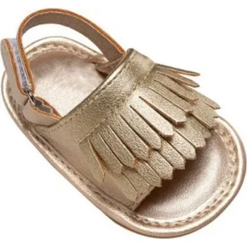 Dívčí sandály Kojenecké sandály A895 zlatá 18