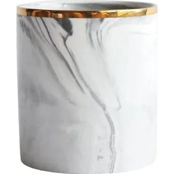 Kosmetická taška Keramický stojan na kosmetiku šedá