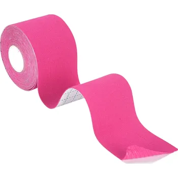 Tejpovací páska Myofasciální liftingová páska na obličej 2,5 x 500 cm V-line páska na pleť Redukce vrásek Podpora mimických svalů Omlazení pleti růžová