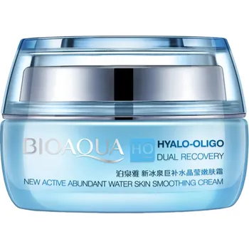 Denní hydratační krém Zpevňující pleťový krém s kyselinou hyaluronovou Rozjasňující hydratační krém na obličej 50 g