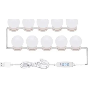 LED světla na zrcadlo 10 ks