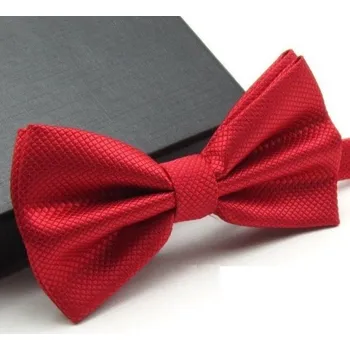 Motýlek UNISEX Kostkovaný J3510 červená