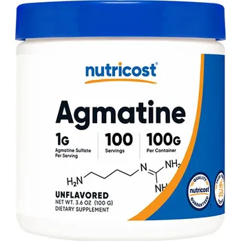 Aminokyselina Nutricost Pure Agmatine Sulfate Powder 100 g Příchuť: Bez příchutě