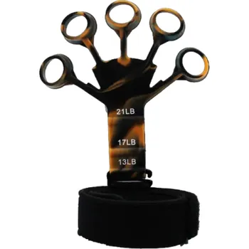 Silikonový posilovač prstů Fitness pomůcka pro posilování prstů Nástroj na posílení prstů oranžová