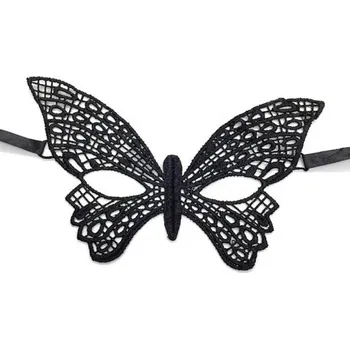 Karnevalová maska Krajková&nbsp;maska s motivem motýla