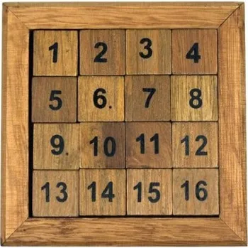 Dřevěná hračka Dřevěná vzdělávací tabulka číslice