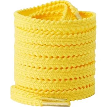 Tkaničky do bot Ležérní elastické tkaničky do bot 120 cm Provazové polyesterové tkaničky Stylové kulaté tkaničky Volnočasová obuv Pohodlné šněrování žlutá