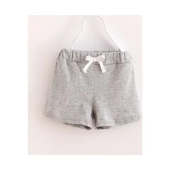 Dívčí oblečení Kvalitní dětské šortky - Šedé 4