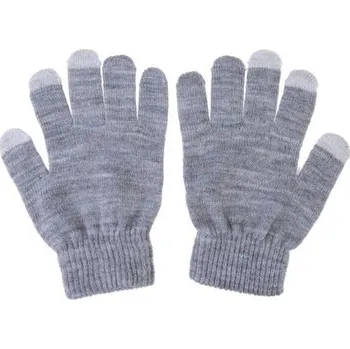 Rukavice Rukavice pro dotykové displaye šedá