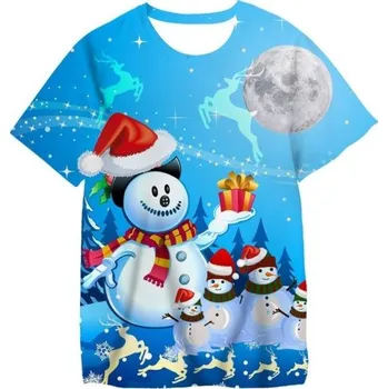 Dívčí tričko Dětské tričko s vánočním motivem T2552 6 H