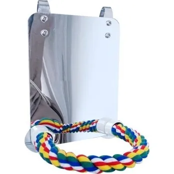 tréninková pomůcka pro psa Závěsné zrcátko s bidýlkem pro ptáky S