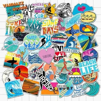 samolepka Samolepky surfování 50 ks E300