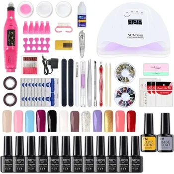 Kosmetická sada Sada na gelové nehty s UV/LED lampou J289