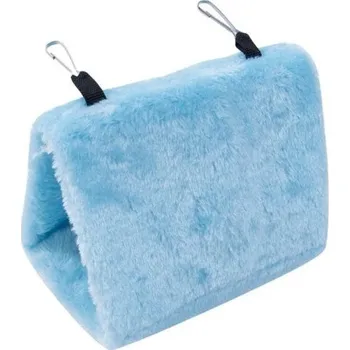 tréninková pomůcka pro psa Závěsný plyšový pelíšek do klece modrá