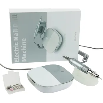 Elektrická bruska na nehty 35000 ot./min Profesionální pilník Manikúra Pedikúra Nastavitelná rychlost HD displej Domácí i salonní použití šedá
