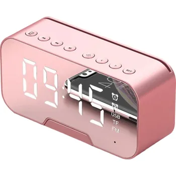 Hodiny Radiobudík růžová