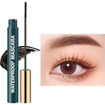 Řasenka Dlouhotrvající řasenka odolná proti potu Voděodolná objemová řasenka Prodlužující černá řasenka hnědá