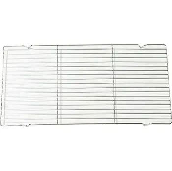 Grilovací rošt Nerezový grilovací rošt 41 x 20,5 x 1,5 cm Mřížka na grilování z nerezové oceli Odolný rošt na maso, zeleninu, ryby Grilovací mřížka na uhlí i plyn