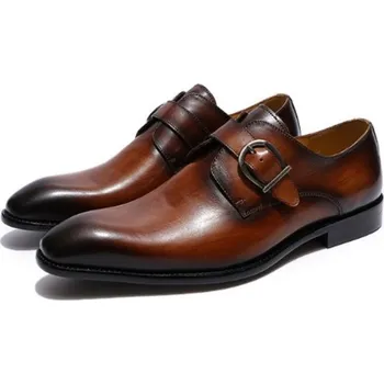 Pánská obuv Elegantní pánské polobotky J2520 hnědá 42