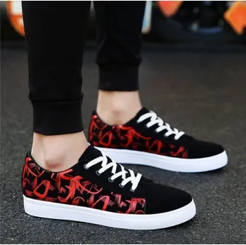 Pánské tenisky Pánské tenisky v nádherném designu J2197 červená 44