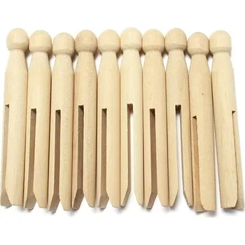 Sušák na prádlo Dřevěné kolíčky na prádlo 10 ks