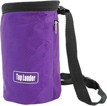 Sportovní střelba Horolezecký vak na křídu Pytlík na magnesium Voděodolný horolezecký vak 19 x 12,5 cm fialová