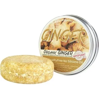 Šampon Tuhý zázvorový šampon na suché vlasy Přírodní šamponové mýdlo proti vypadávání vlasů 60 g