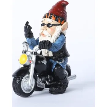 Zahradní dekorace Zahradní dekorace trpaslík na motorce S