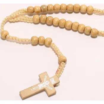 Náhrdelník Náhrdelník - RŮŽENEC J2023 béžova