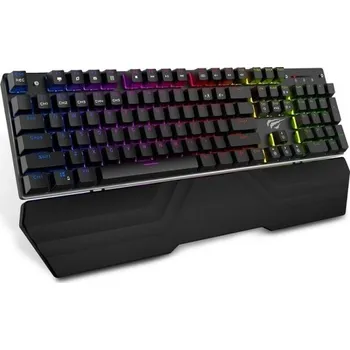 Klávesnice Podsvícená herní klávesnice s podpěrkou zápěstí 1