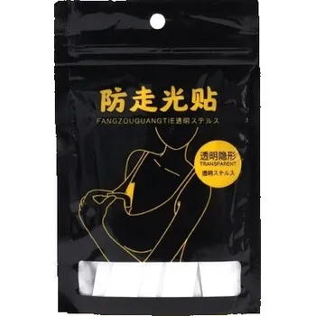 Podprsenka Oboustranné lepící proužky na oblečení 50 ks Neviditelná páska na tělo Průhledná páska na podprsenku 8,5 x 1,8 cm